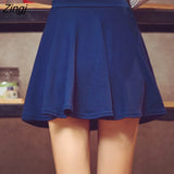 Women High Waist A-line Solid Mini Korean Style Trendy All-match Leisure Streetwear Vintage Daily Kawaii Hot Sale