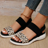 Sandals Women's 2025 Summer Thick-Soled Flats Fish Mouth Tight Large-Size Sandals Women's Shoes