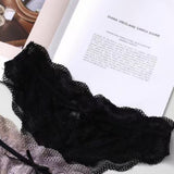 Three-Dimensional Lace T-Shirt Trousers Legs Around The Waist Delicate Embroidered Cotton Crotch Lady