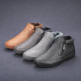 9152 Winter Martin Boots Men's High-Help Leisure Trend With Leather Shoes Warm And Velvet Thick Cotton Shoes