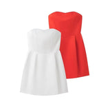 Women's Explosive Niche Design With A Breast-Wearing Dress