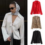 Women's 2025 Summer New Bow Silk Silk