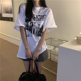 Zingj Short-Sleeved T-Shirt Women 2023 New Summer Loose Design Sense BF Wind Couples Wear Clothes Ins