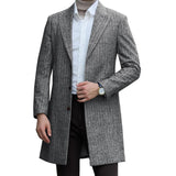 Version Of The Large Code 2025 New Hair, The Coat Of Men's Autumn And Winter Coat Ebay Single-Row Buckle