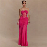 Summer New Sleeveless Braid Dress Sexy Boobs Folded Empty Bodydress Dress