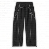And Winter Sports Suit Wind Jacket Simple Street Fashion Zipper Solid Color Coat Men And
