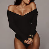 Zingj Spring V-Neck Long Sleeve Pit Strip Slim Bottom Conjoined Dress Autumn And Winter New