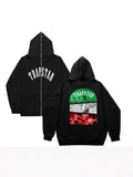 Plus Velvet Men's And Women's High Street Hoodie Trapstar Zippered Open Shirt Jacket Autumn And