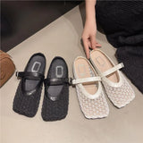 Bottom French Bag Head Half Slippers Wear Women's Shoes In The Summer Of 2025 New Mesh Breathable Soft Base Cool