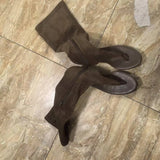But Knee-Brown Toe Long Boots Women With High Heel Net Red High-Tender Boots Long-Tlenish