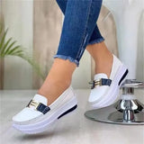 Women's Shoes Casual Mother Lefu Shoes Spring And Autumn With A Foot Pedal Shoes Single Shoe