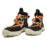 New Five-Pointed Star Shoes Men's Shoes Geometry High Help Short Boots Leather Martin Boots Beef Bottom