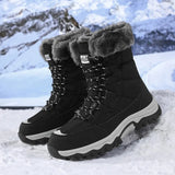 Cotton Boots Outdoor Women With Thick Thick Snow Boots Large Size Women's