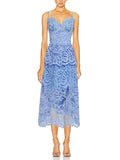 Fashion French Dress Women's 2025 Spring High-End Women's Dress Sexy Lace Hollow Sling
