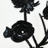 Early Autumn New Star Fashion Heavy Industry Three-Dimensional Flowers Nails Long Sleeve