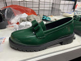 New Patent Leather Bright Eso And Retro Lefu Shoes Large-Size Fashion Casual Single
