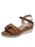New Sandals Women's Bow Rope Soles Light Women's Shoes Fish Mouth Thick-Soled