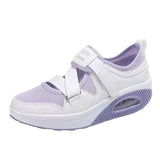 Summer New Breathable Hot Air Cushion Women's Single Shoes Thick-Soled Air Cushion Women's Casual Shoes Magic