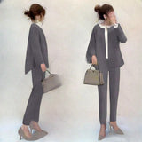 Quality Autumn 2025 New Commuter Top With Pocket-Round Cardigan + Suit