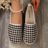 One-Foot Pedal Mid-Slip Single-Shoe Women Round-Headed Rope Low-Topped Foot Board Shoes