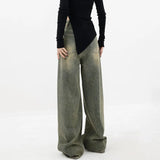 Zingj Do Old Straight Pants Jeans Women's Summer Wide Leg Pants Floor Pants Show Skinny Pants