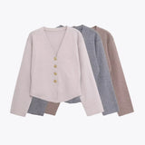 New Female Soft Button Coat 5039222 Soft Touch Wide Leg Pants