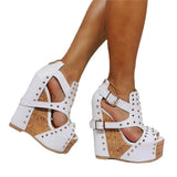 Heavy Industry Size 47 Slopes And Thick-Soled Sexy High-Heeled Sandals