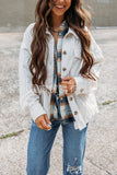 New Ins Ladies Autumn Winter Jacket Casual Twist Knit Double Pocket Shoulder Cuff Buckle Coat-Outfit