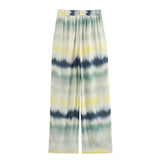 Women's New Tie-Dye Print Vertical Shirt