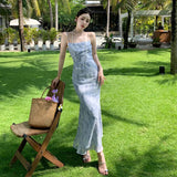 Zingj Collar Show Back Design Goddess Skirt Length Money Chiffon Dress