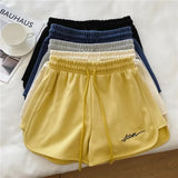 Zingj Shorts Women's Summer 2024 New Style Loose Outside Wear Home Pajama Pants High Waist Casual Wide-Leg Yoga Hot Pants
