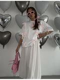 Summer New Long Tud Short-Sleeved T-Shirt Women's Leisure Loose Cotton Tops In
