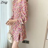 Mini Dresses Women Lace-up Korean Style Chic Trendy Slim Popular Ulzzang Vestido Feminino Summer Leisure Vintage 2023