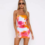 Zingj Women's Summer 2024 New Sexy Breast One Word Shoulder Collection Fanny Pack Hip Fashion Print