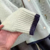 Sweet Embroidery Flowers Soft Sticky Cardigan Women Autumn And Winter New Loose Temperament Sweater Small Fragrant