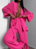 Women's Loose Comfortable Nine-Sleeve Trousers Pyjamas Two Sets Of Homewear