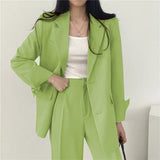Zingj Suit Jacket Female 2024 New Spring And Autumn Korean Version Chic Small Suit Suit Lady Design Sense