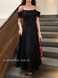 Xixi 2025 Summer New High-Waisted Temperament Elegant Dress High-End Long Dress