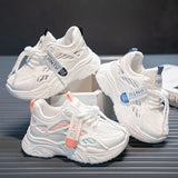 Summer And Autumn New Boy Light Old Dad Shoes Children's Fashion Soft-Soled Small White Shoes Girls Casual Sneaker