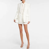 New Star Fashion Hot Diamond Body A Buckle Suit Jacket Half-Skirt