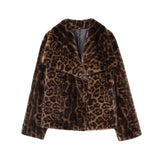 Explosion Women's Fashion Artificial Leopard Pieds Effect Short