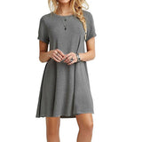 Waist Stylish Trendy Unique Women's Short-sleeved