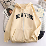 New Zipper Hoodie Los Angeles California Coat