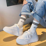 And Autumn Women's Shoes 2025 Spring New Official Casual Shoes Shoes Women Thick Background Small White Shoes