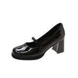 Small Leather Shoes Women 2025 New Autumn Retro British Style Lefford Shoes Jk Shoes Mary Jane Single