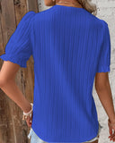 Summer New Holiday Fashion Hollow Short-Sleeved Women's