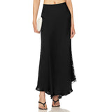 Spring And Summer New Hot Selling Temperament Elegant Lace Splicing Umbrella Skirt Half-Body Dress