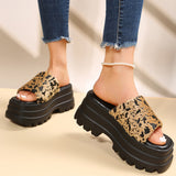 And Summer New Fashion Cake And Thick Bottom 43-Yard Slippers Women's First-Word