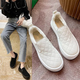 Shoes Women A Foot Trot Lazy Hairy Shoes Plus Velvet Warm Winter Wear Fashion Flat Bean Cotton
