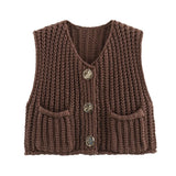 Women's Explosive Coarse Knitted Vest